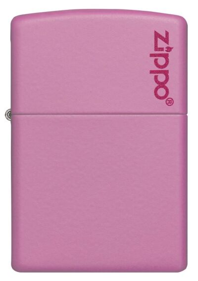 Zippo Classic Pink Matte Zippo Logo Çakmak - ZIPPO (1)