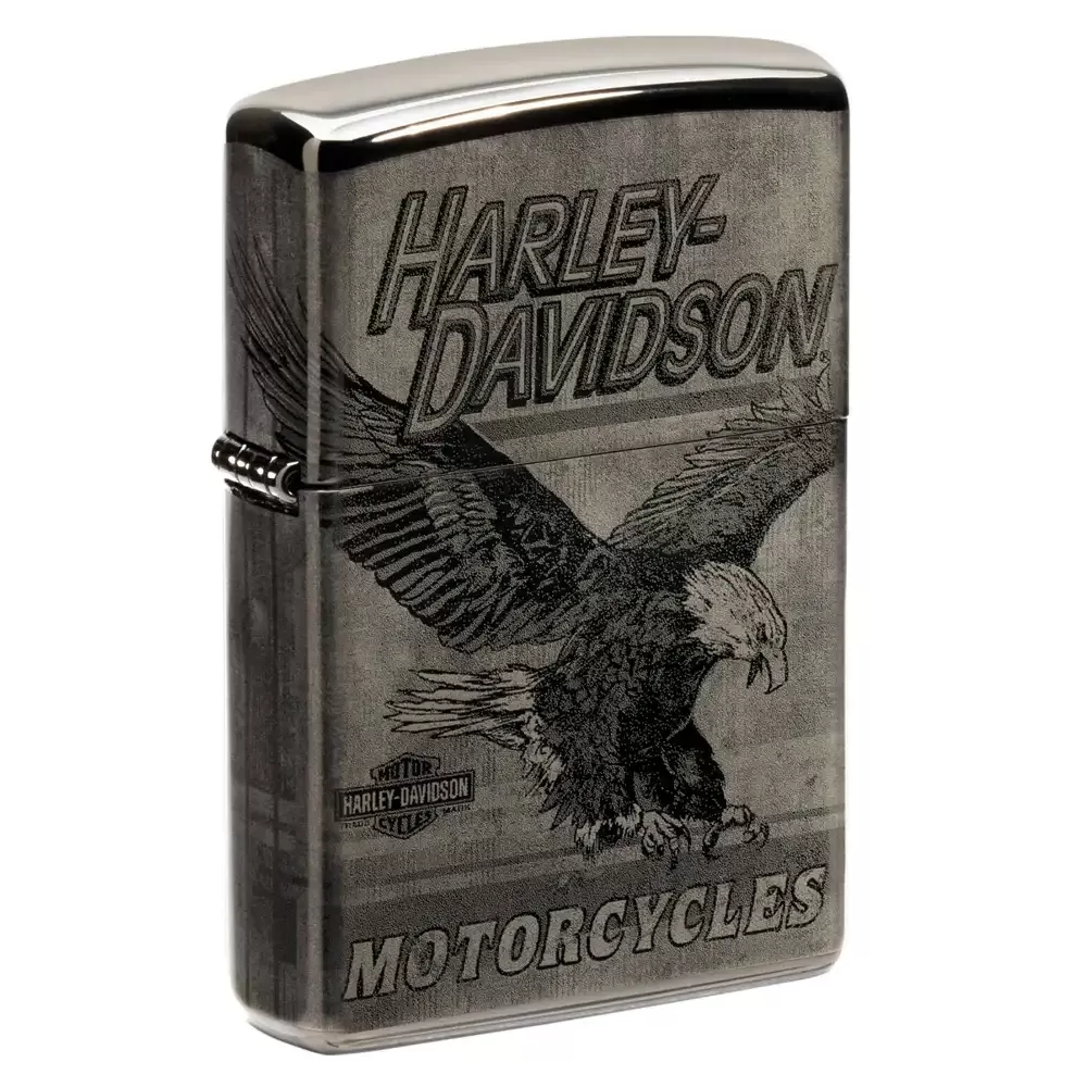 Zippo Harley-Davidson® Çakmak, Ebony Eagle - 1