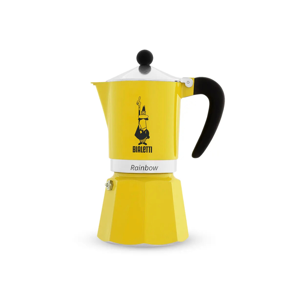 Bialetti Rainbow Sarı 6 Cup Mokapot - BIALETTI