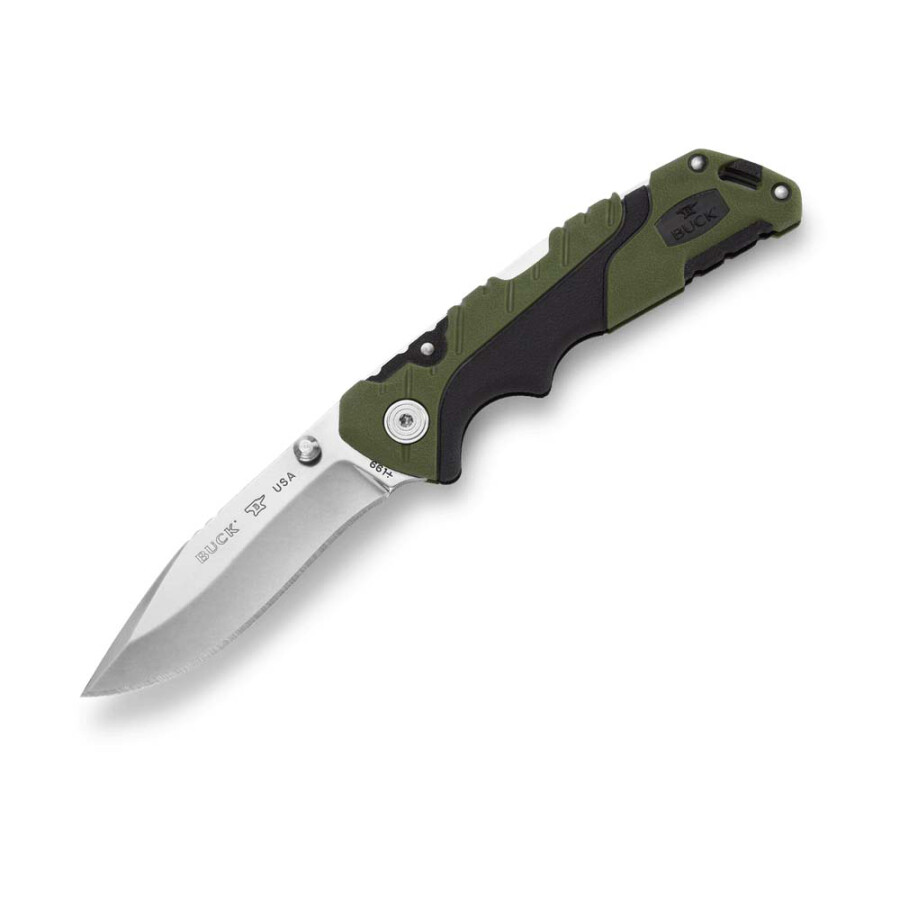 Buck 661 Pursuit Çakı, Siyah-Yeşil, Blisterli - BUCK KNIFE