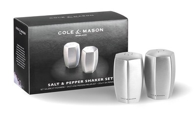 Cole & Mason H101849 Lymington Çelik Tuzluk Biberlik Seti - COLE & MASON (1)