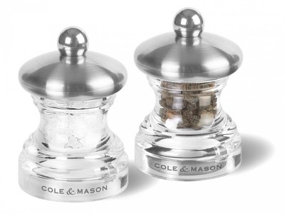 Cole & Mason H302418 Button 65mm Tuz&Biber Değirmeni Seti - COLE & MASON