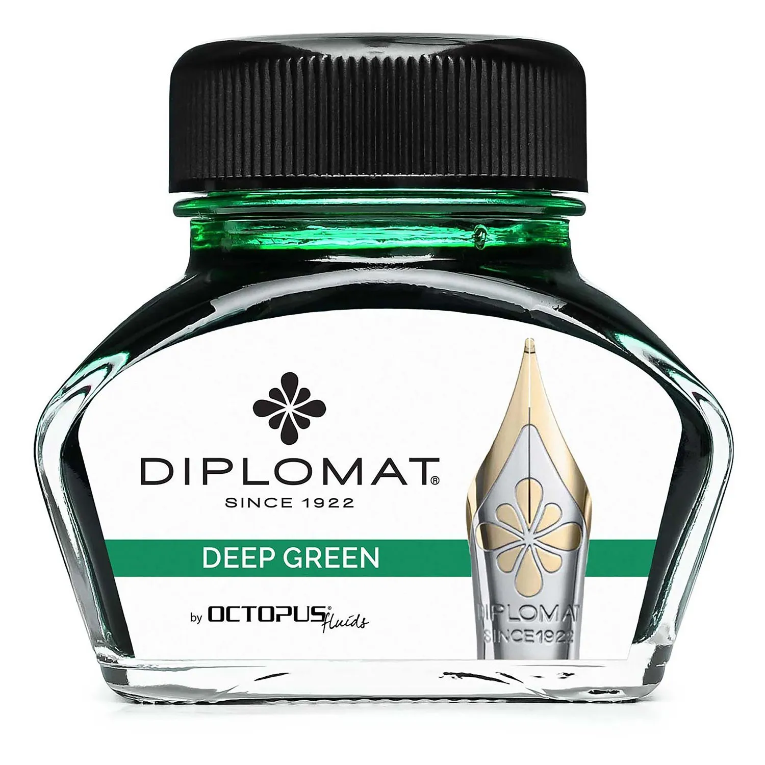 Diplomat D41001013 30ml Koyu Yeşil Mürekkep - 1