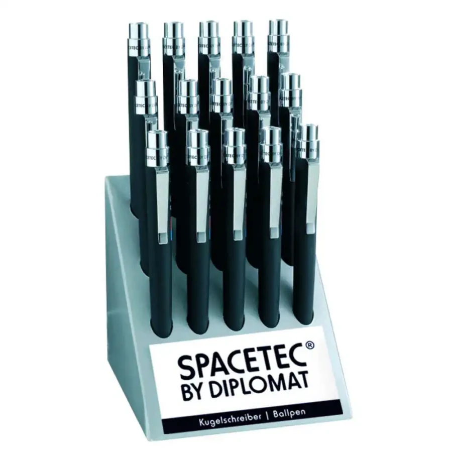​​​​​​​Diplomat D20000087 Spacetec 0-Gravity Tükenmez Kalem (15li Stand) - 1