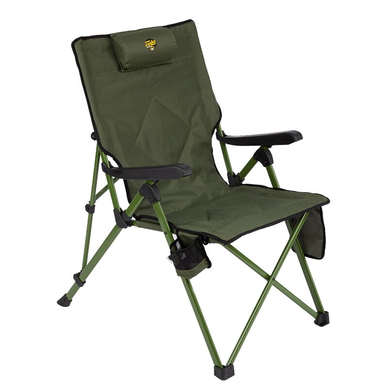Funky Chairs Comfort 3 Kademeli Katlanabilir Kamp Sandalyesi, Haki - 1