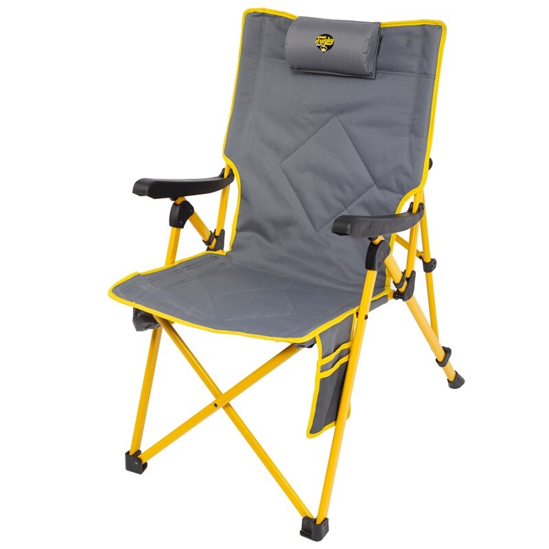 Funky Chairs Comfort 3 Kademeli Katlanabilir Kamp Sandalyesi, Sarı - 3