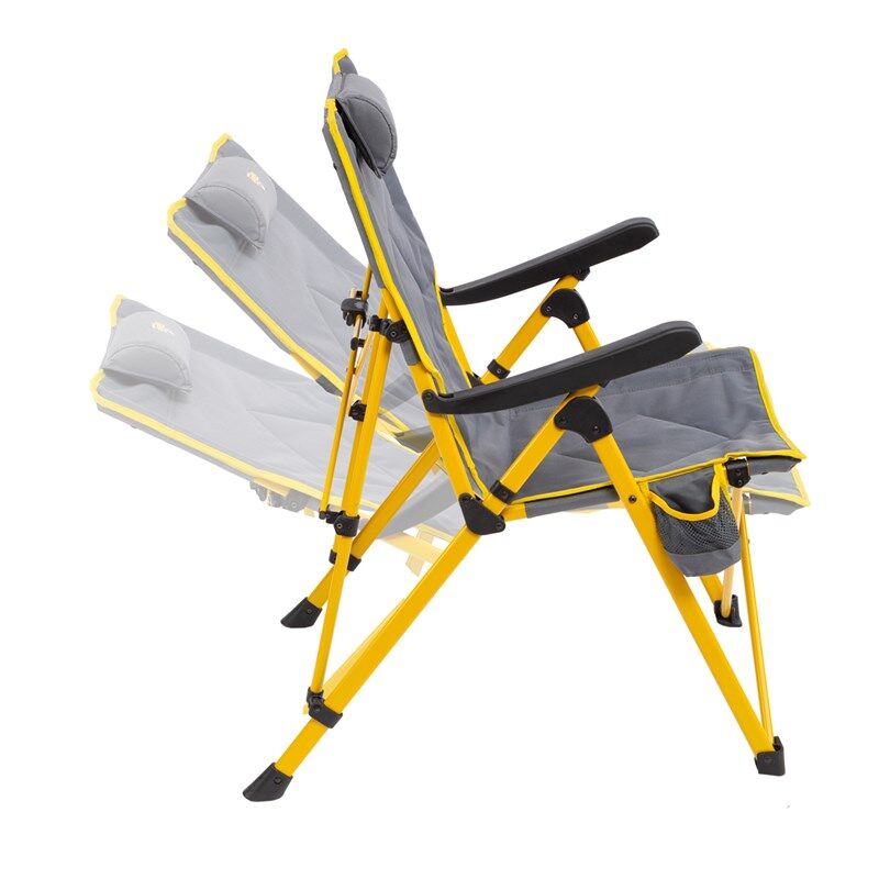 Funky Chairs Comfort 3 Kademeli Katlanabilir Kamp Sandalyesi, Sarı - 4