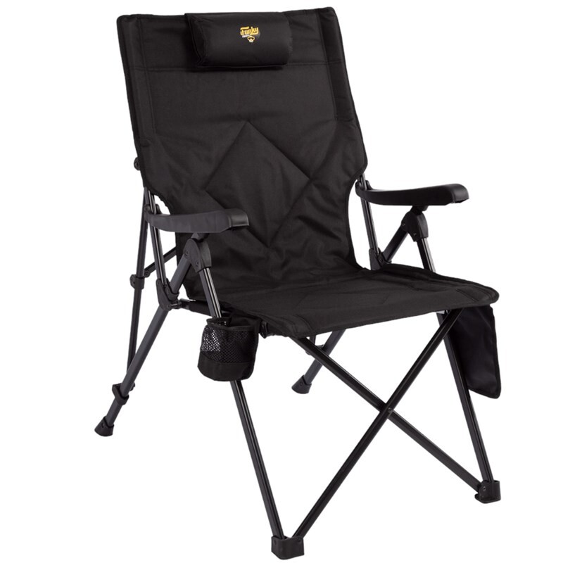Funky Chairs Comfort 3 Kademeli Katlanabilir Kamp Sandalyesi, Siyah - 1