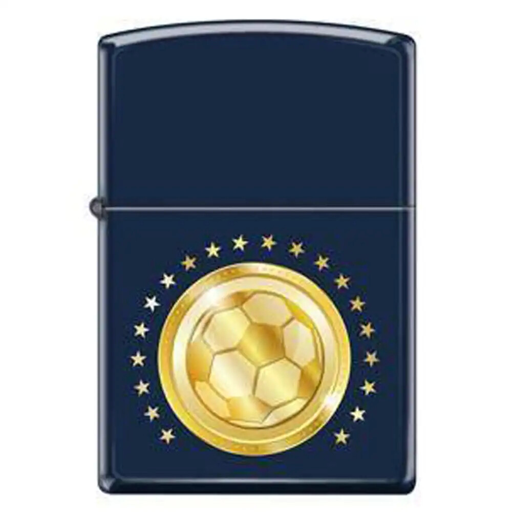 Zippo Classic Çakmak, Navy Matte Gold Coin - ZIPPO