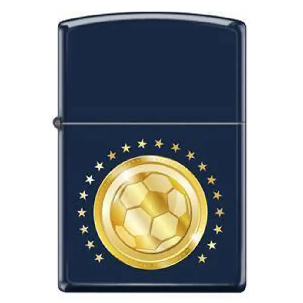 Zippo Classic Çakmak, Navy Matte Gold Coin - 1
