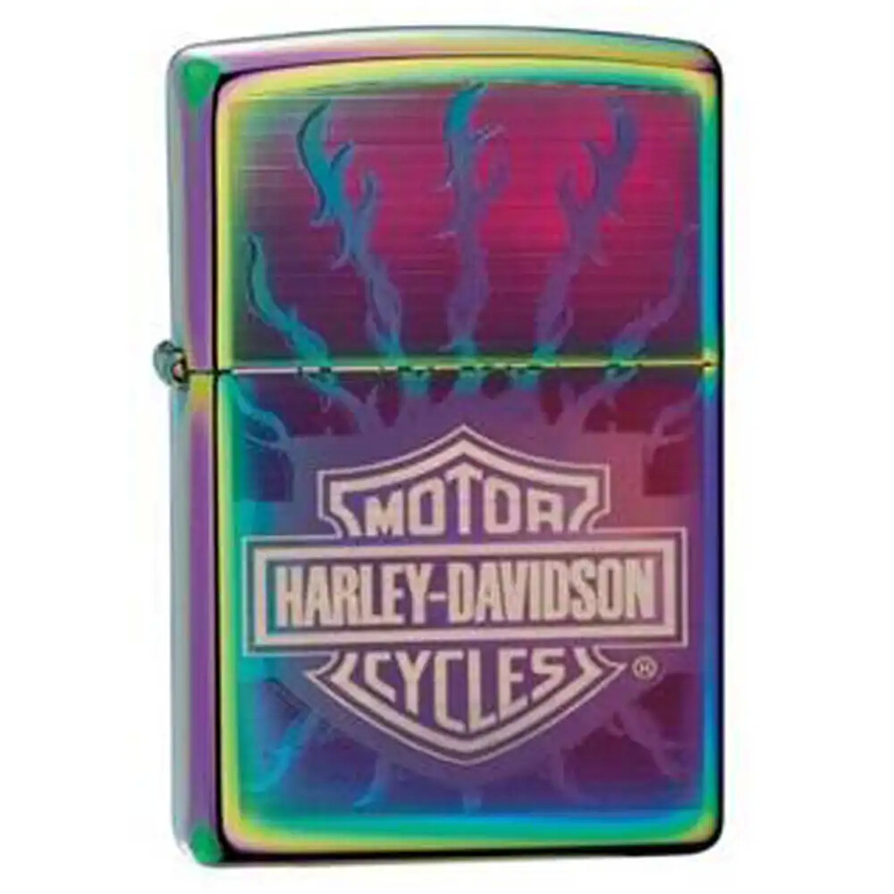 Zippo Harley-Davidson® Çakmak, Spectrum Flaming Barbed Wire - ZIPPO