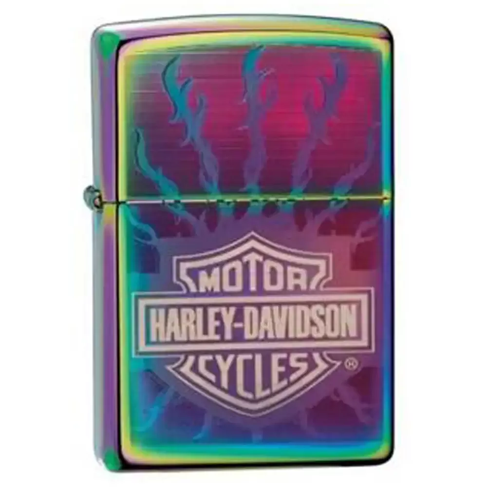 Zippo Harley-Davidson® Çakmak, Spectrum Flaming Barbed Wire - 1