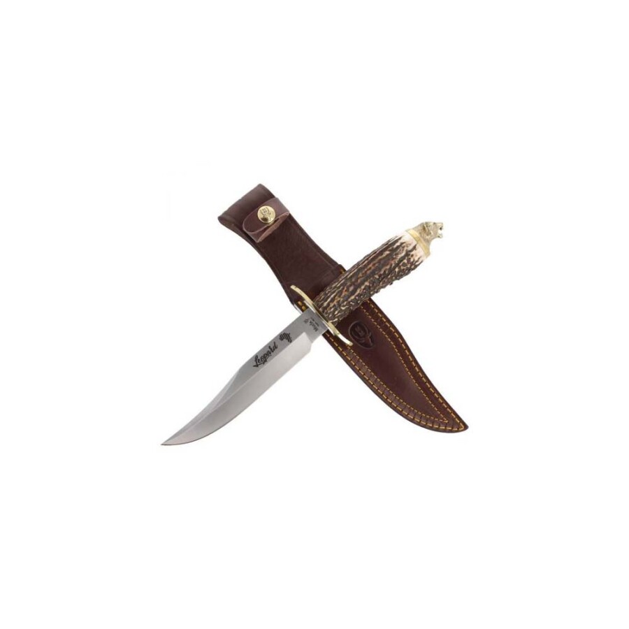 Muela Leopar 16cm Bıçak, Geyik Boynuzu Sap - 1