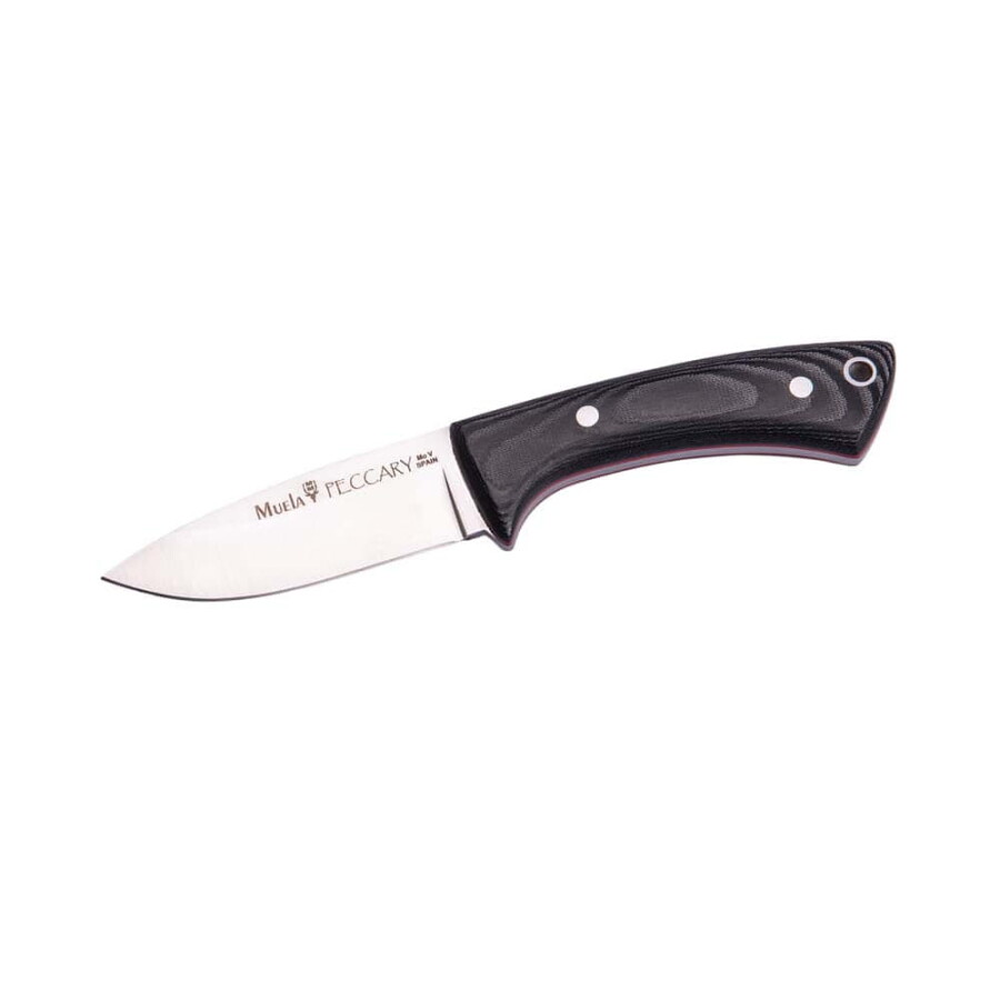 Muela Peccary 7cm Siyah Bıçak, Kanvas Micarta Sap - MUELA