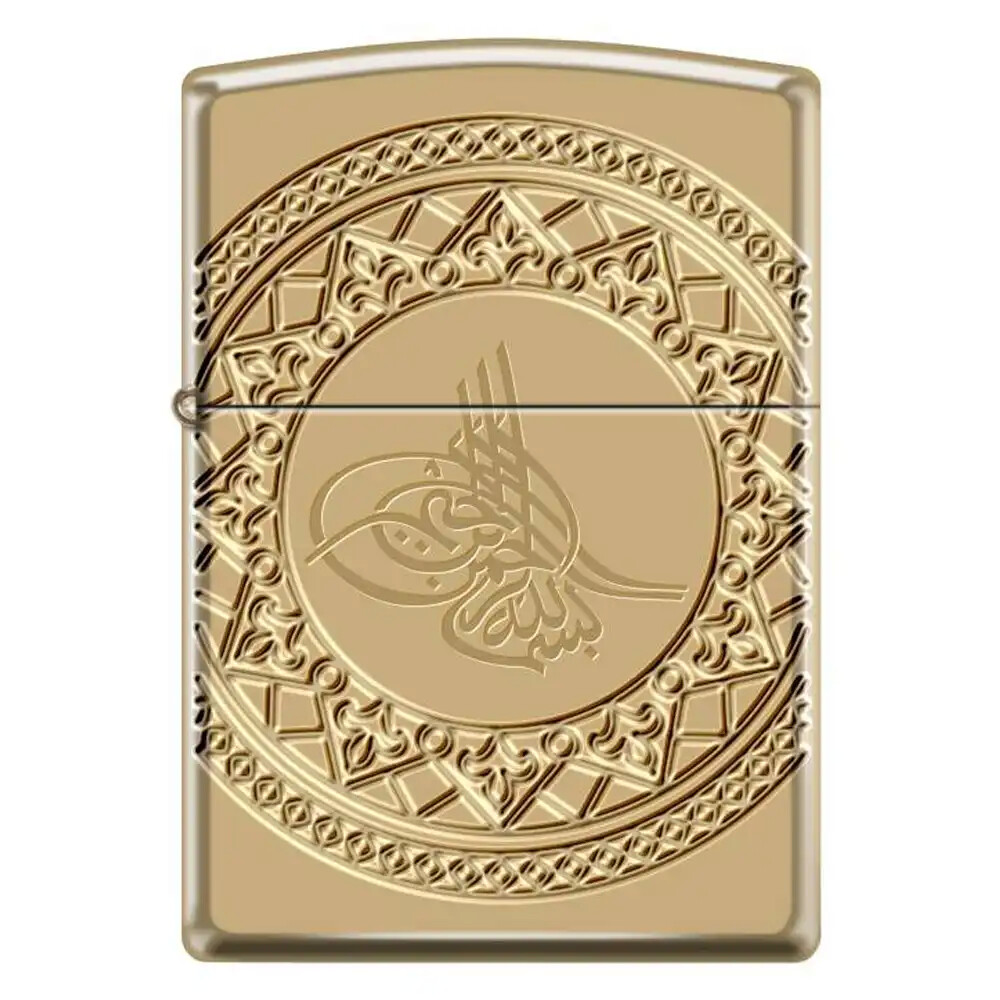 Zippo Armor™ Çakmak, High Polish Brass Ottoman Design - ZIPPO