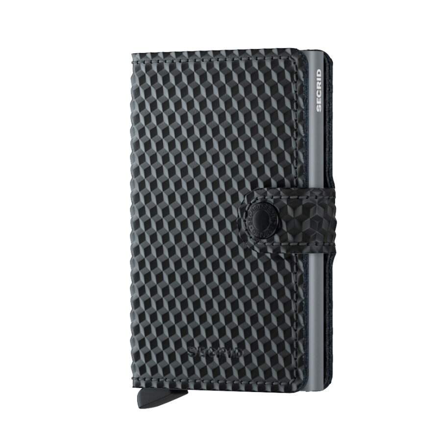 Secrid Miniwallet Cubic Black Titanium Cüzdan - SECRID