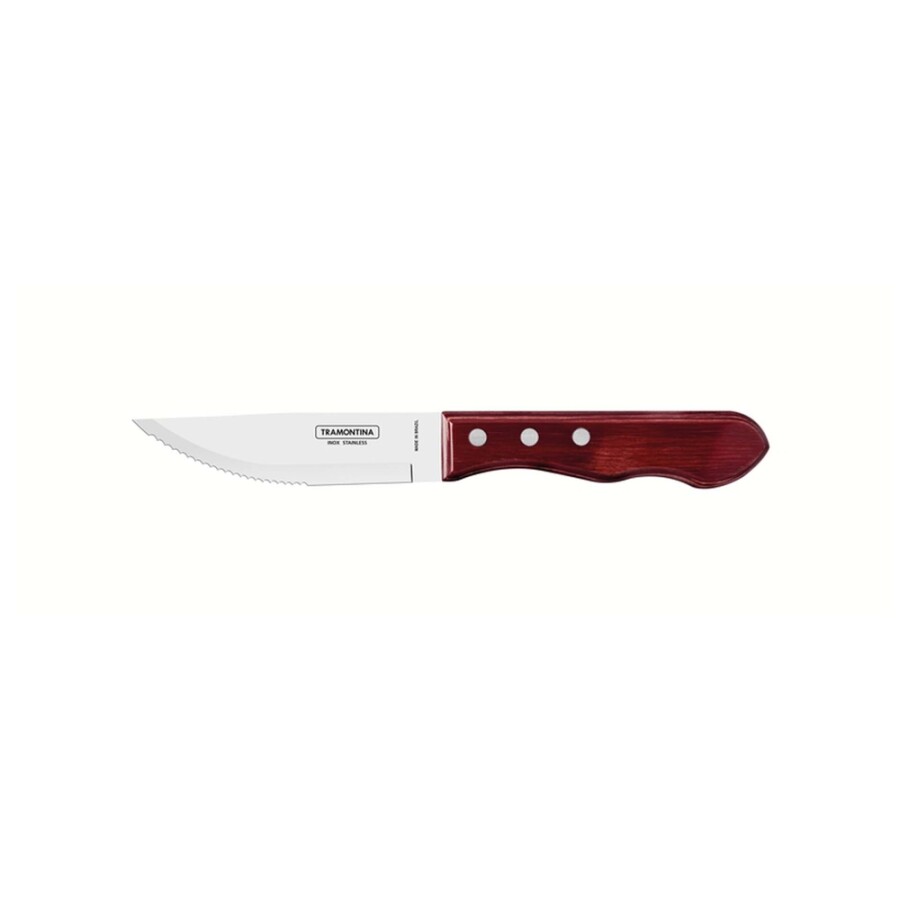 Tramontina 21116-075 Jumbo 13cm Kızıl Kahverengi Biftek Bıçağı - 1