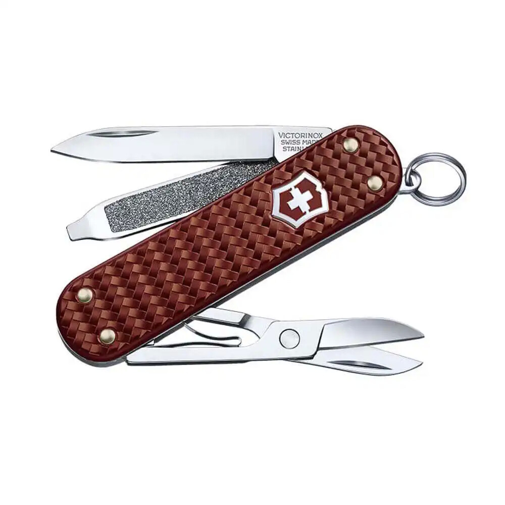 Victorinox 0.6221.4011G Classic Alox Çakı, Kahverengi - VICTORINOX ÇAKI