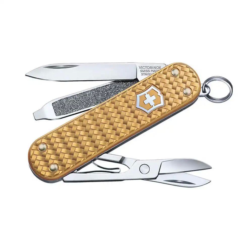 Victorinox 0.6221.408G Classic Alox Çakı, Gold - VICTORINOX ÇAKI