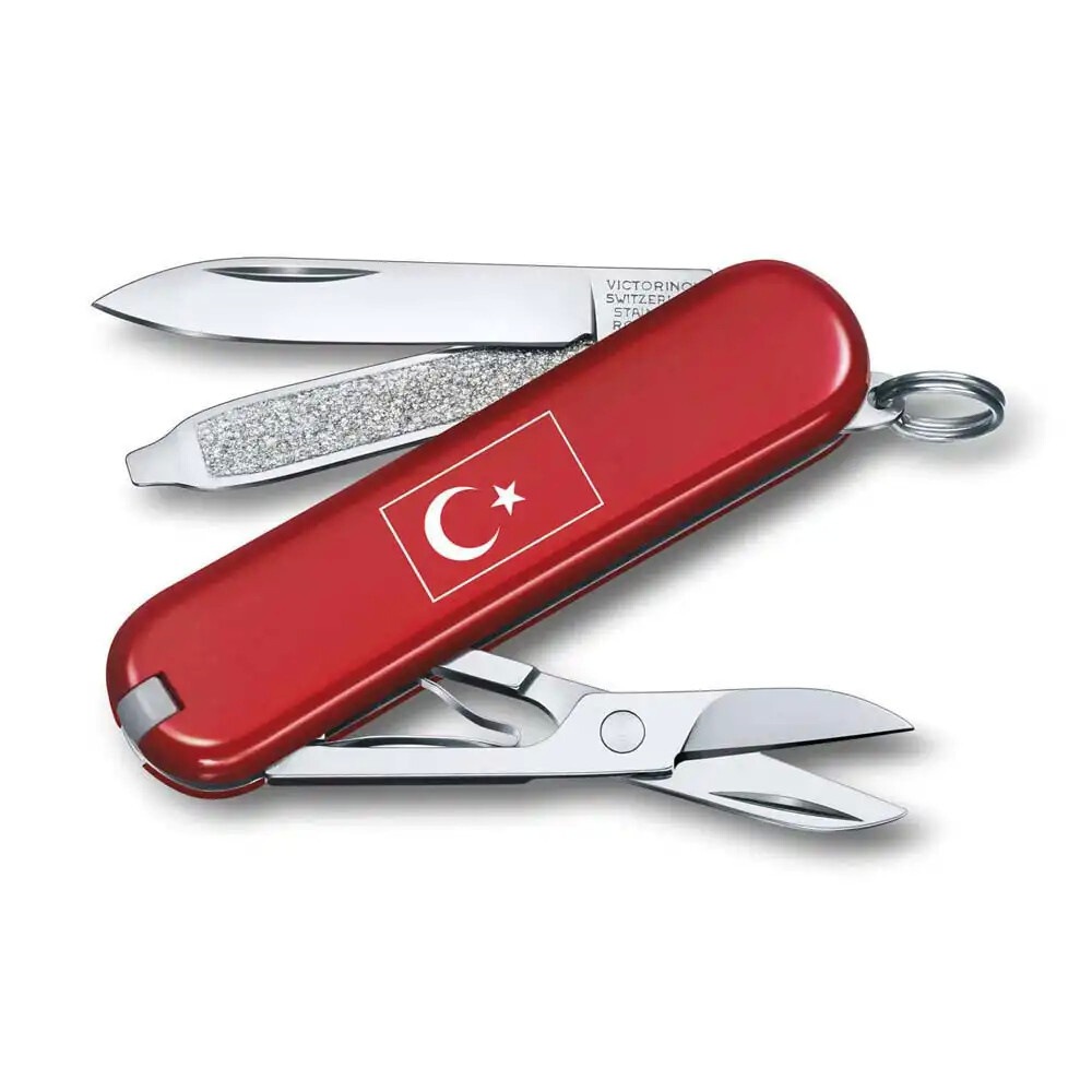 Victorinox 0.6223.01TR Classic Çakı, Türk Bayraklı - VICTORINOX ÇAKI