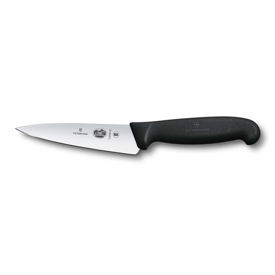 Victorinox 12cm Siyah Dilimleme Şef Bıçağı, Blisterli Paket - VICTORINOX MUTFAK