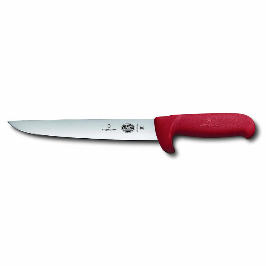Victorinox 5.5501.20L 20cm Kırmızı Sıyırma Bıçağı, Parmak Korumalı - VICTORINOX MUTFAK
