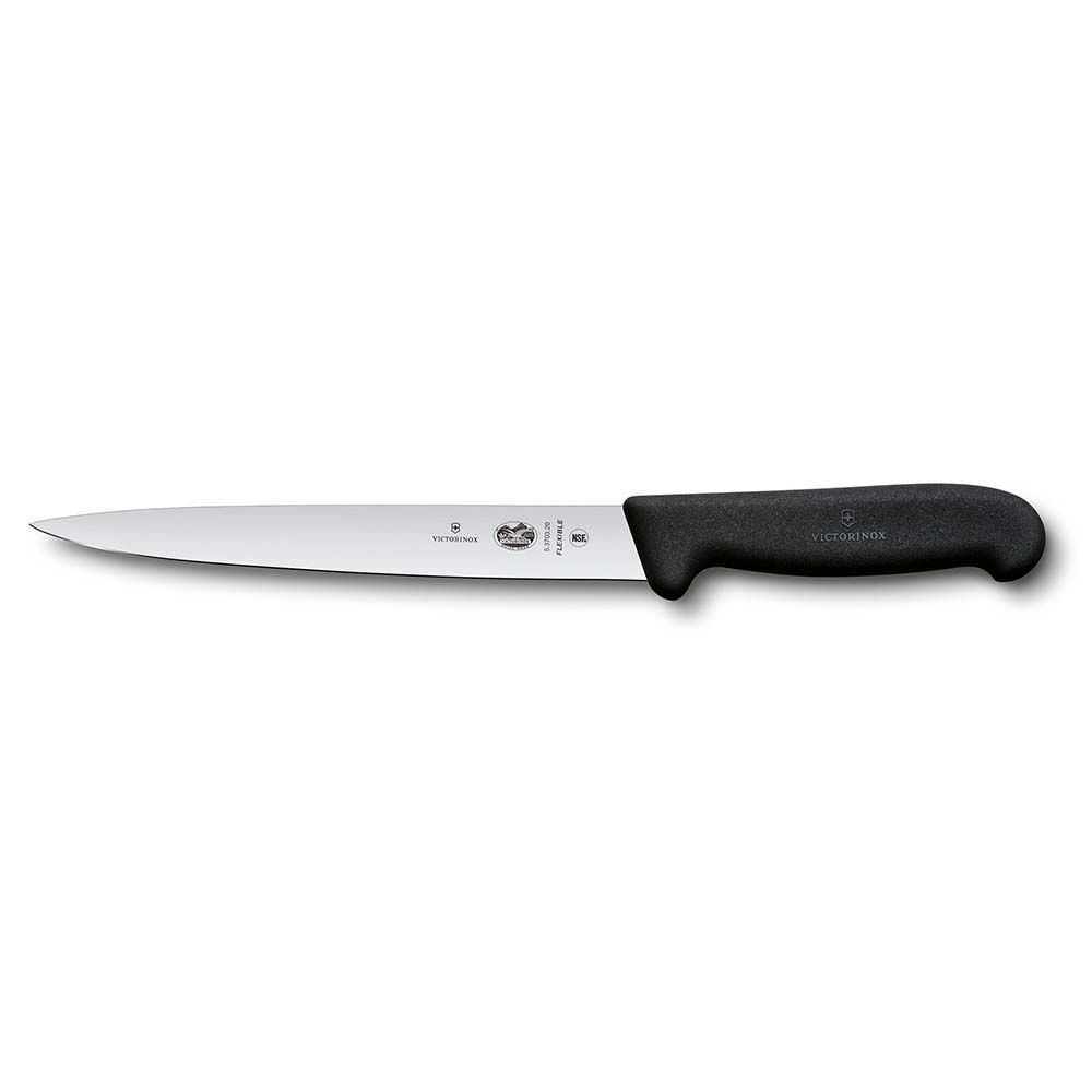 Victorinox 5.3703.20B 20cm Siyah Fileto Bıçağı, Blisterli Paket - 1