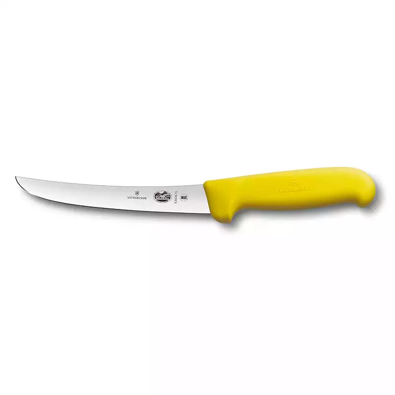 Victorinox 5.6508.15 15cm Sarı Kavisli Geniş Ağız Sıyırma Bıçağı - 1