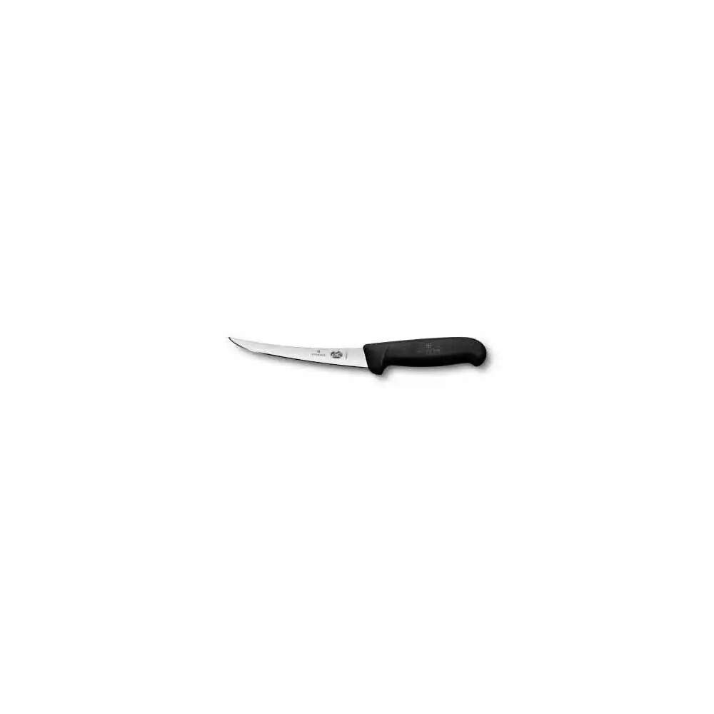 Victorinox 5.6603.12 12cm Siyah Kavisli Dar Ağız Sıyırma Bıçağı - VICTORINOX MUTFAK