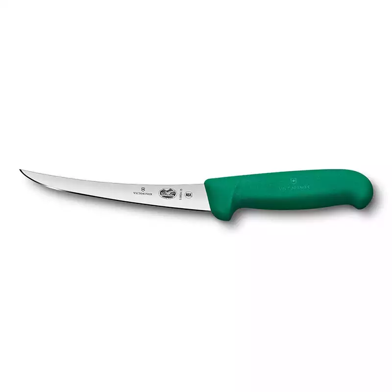 ​​​​​Victorinox 5.6604.15 15cm Yeşil Kavisli Dar Ağız Sıyırma Bıçağı - 1