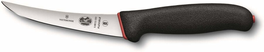 ​​​​​Victorinox 5.6613.12D 12cm Siyah Esnek Sıyırma Bıçağı, Kaydırmaz Sap - 1