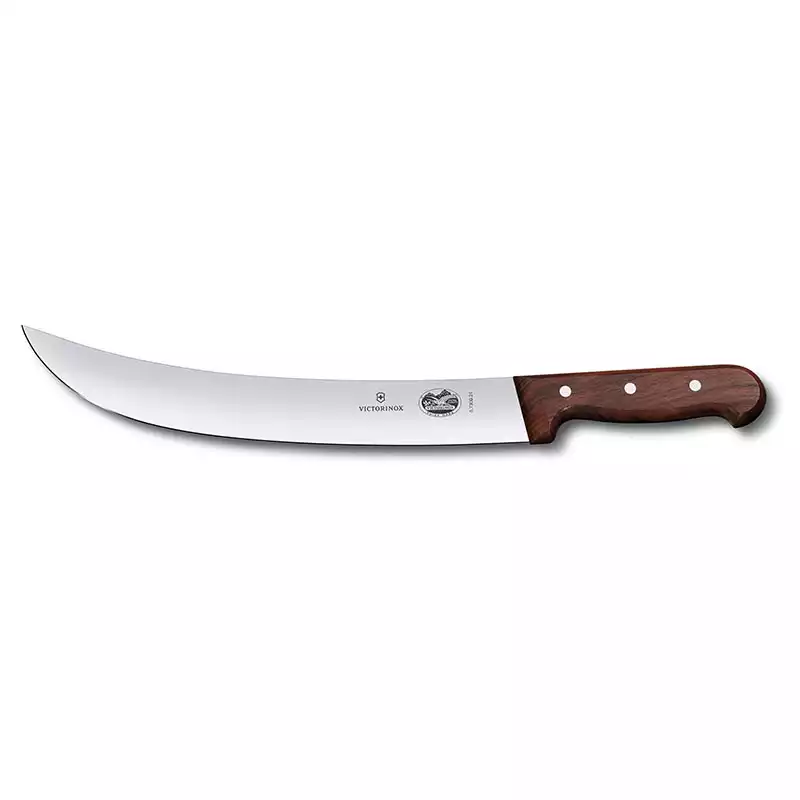 Victorinox 5.7300.31 31cm Gül Ağacı Kavisli Kasap Bıçağı - 1