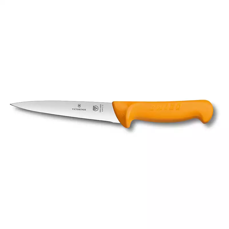 Victorinox 5.8412.15 15cm Sarı Swibo Eğik Kenar Doğrama Bıçağı - 1