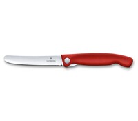 ​​​​​​​​​​​​​​​​​​​​​​​​​​​​​​​​​Victorinox 6.7801.FB 11cm Kırmızı Düz Katlanabilir Domates Bıçağı - 5