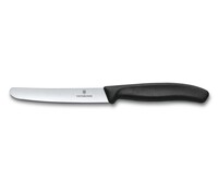 ​​​​​​​​​​​​​​​​​​​​​​​​​​​​​​​Victorinox 6.7803 11cm Siyah Düz Domates ve Sofra Bıçağı - VICTORINOX MUTFAK