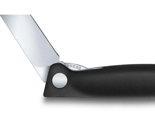 ​​​​​​​​​​​​​​​​​​​​​​​​​​​​​​​​​​Victorinox 6.7803.FB 11cm Siyah Düz Katlanabilir Domates Bıçağı - 4