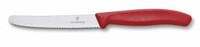 Victorinox 6.7831 11cm Kırmızı Tırtıklı Domates ve Sofra Bıçağı - VICTORINOX MUTFAK