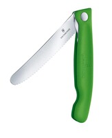 ​​​​​​​​​​​​​​​​​​​​​​​​​​​​​​​​Victorinox 6.7836.F4B 11cm Yeşil Tırtıklı Katlanabilir Domates Bıçağı - 2