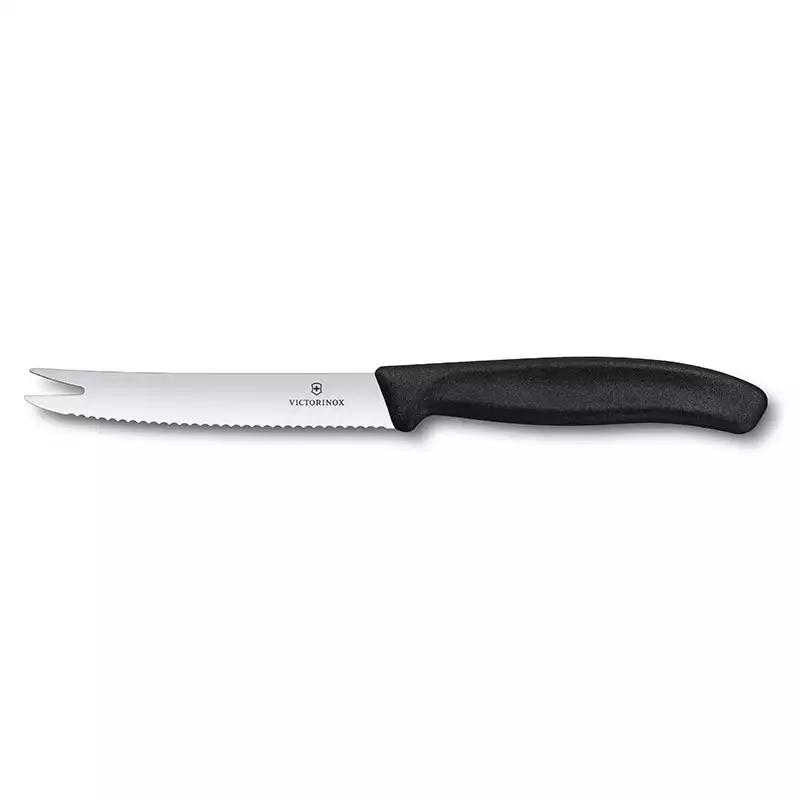 Victorinox 6.7863 11cm Siyah Peynir ve Sosis Bıçağı - 1
