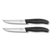 Victorinox 6.7903.12B 12cm Siyah 2li Biftek Bıçağı, Blisterli Paket - VICTORINOX MUTFAK