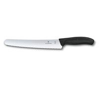 Victorinox 6.8633.22B 22cm Siyah Ekmek Bıçağı, Blisterli Paket - VICTORINOX MUTFAK