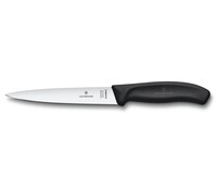 ​​​​Victorinox 6.8713.16B 16cm Siyah Fileto Bıçağı, Blisterli Paket - VICTORINOX MUTFAK