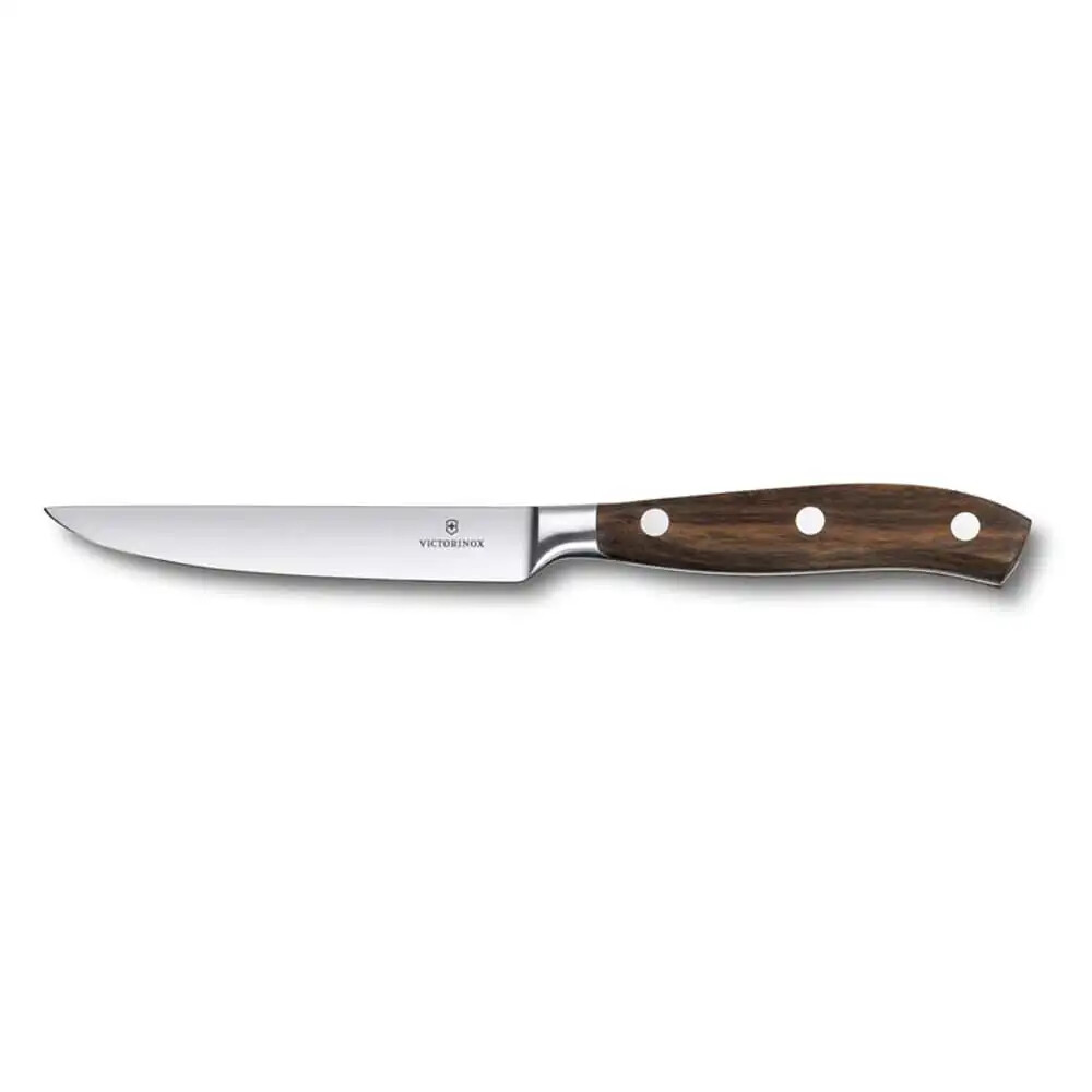 Victorinox 7.7200.12G Grand Maître 12cm Gül Ağacı Dövme Çelik Biftek Bıçağı, Hediye Kutulu - VICTORINOX MUTFAK