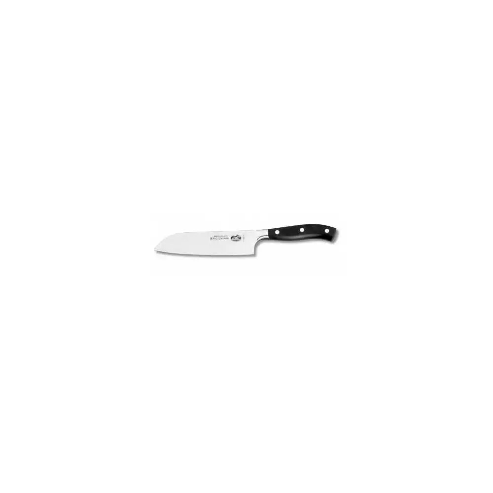 Victorinox 7.7303.17G 17cm Siyah Dövme Çelik Santoku Bıçağı, Hediye Kutulu - VICTORINOX MUTFAK