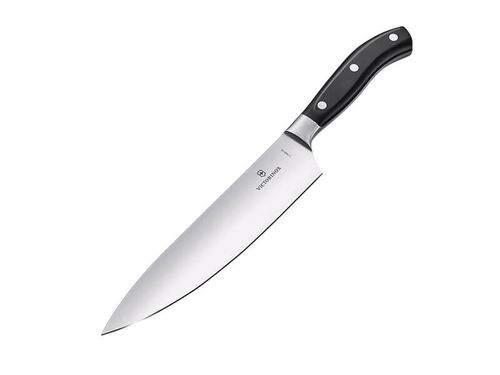 Victorinox 7.7403.22G 22cm Siyah Dövme Çelik Doğrama Bıçağı, Hediye Kutulu - 3