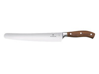 Victorinox 7.7430.26G 23cm Gül Ağacı Grand Maitre Dövme Çelik Ekmek Bıçağı, Hediye Kutulu - VICTORINOX MUTFAK