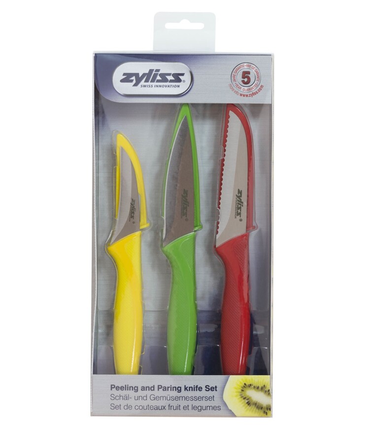 Zyliss E920127 3lü Soyma Bıçağı Seti - ZYLISS