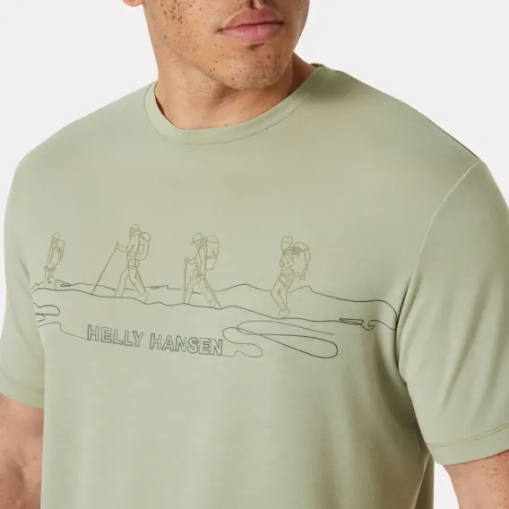 HELLY HANSEN SKOG RECYCLED GRAPHIC T-SHIRT - 3