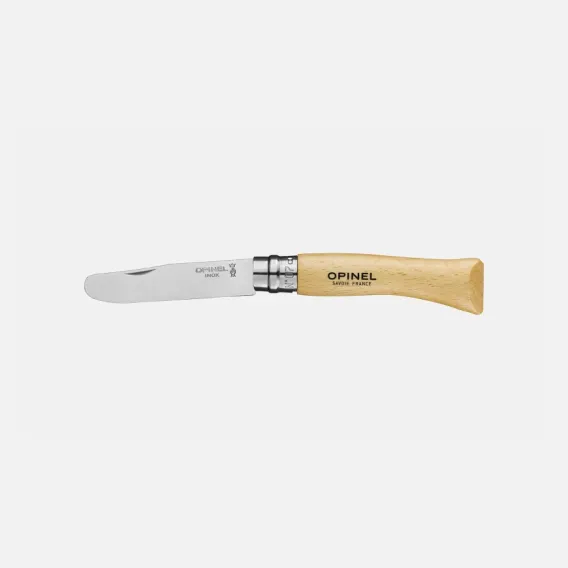 Opinel N°07 Paslanmaz Çelik Naturel Gürgen Sap Çakı - 1