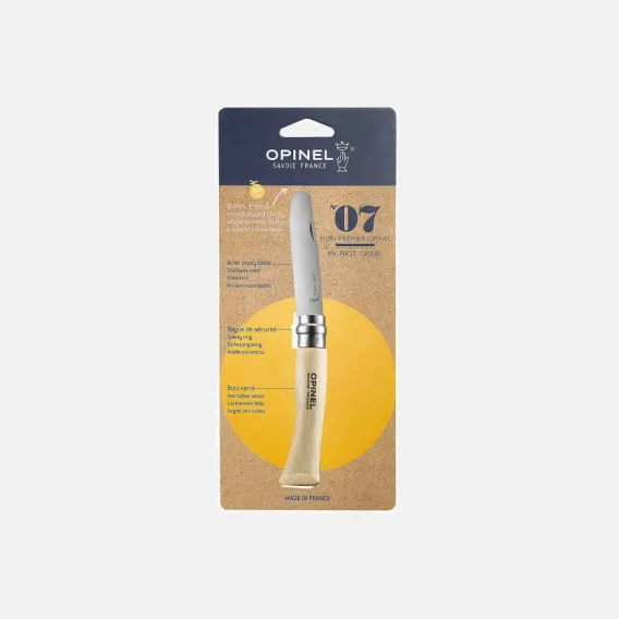 Opinel N°07 Paslanmaz Çelik Naturel Gürgen Sap Çakı - Opinel (1)